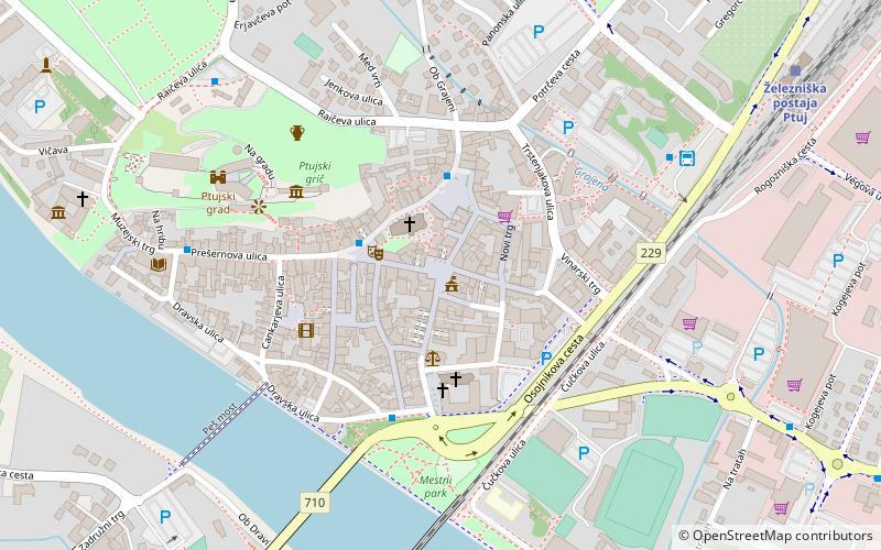 mestni trg ptuj location map