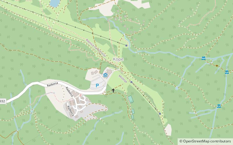 Kope–Ribnica Pohorje Ski Resort location map