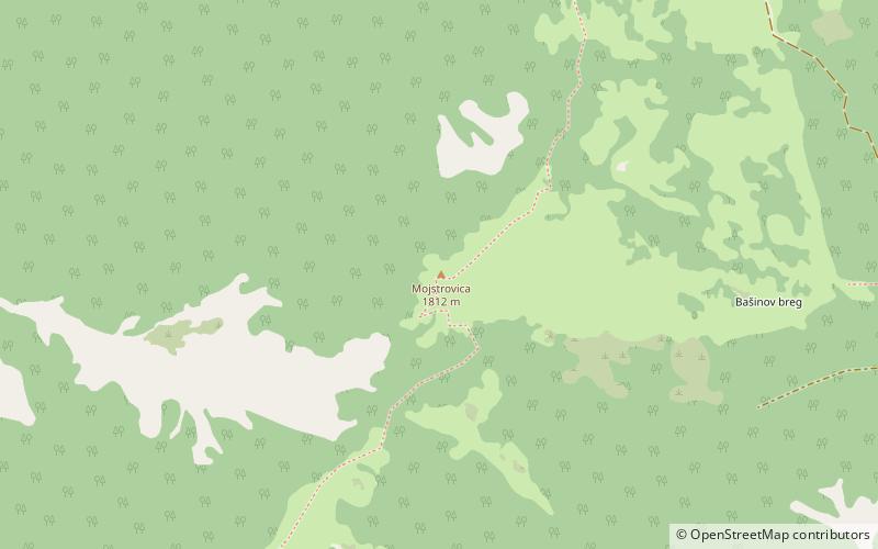 mojstrovica location map