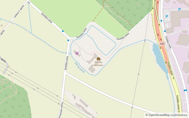 Betnava Mansion location map