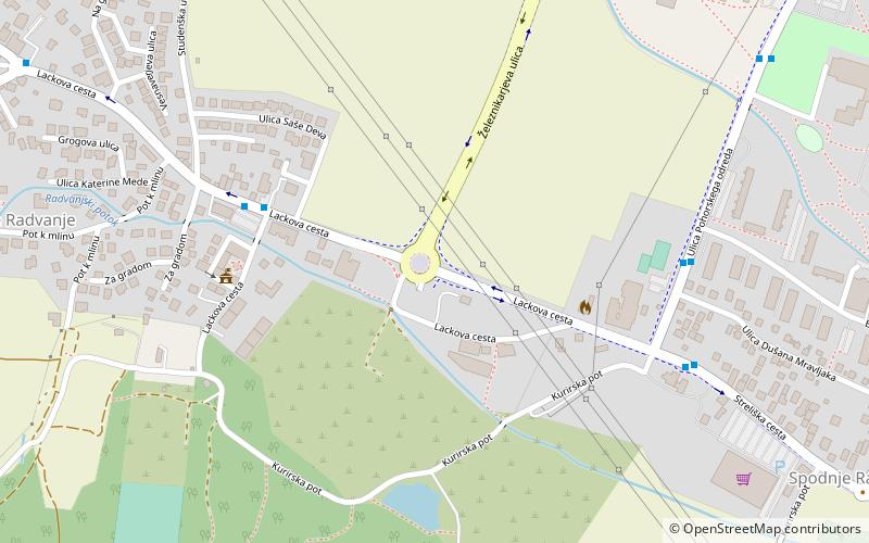 Radvanje District location map