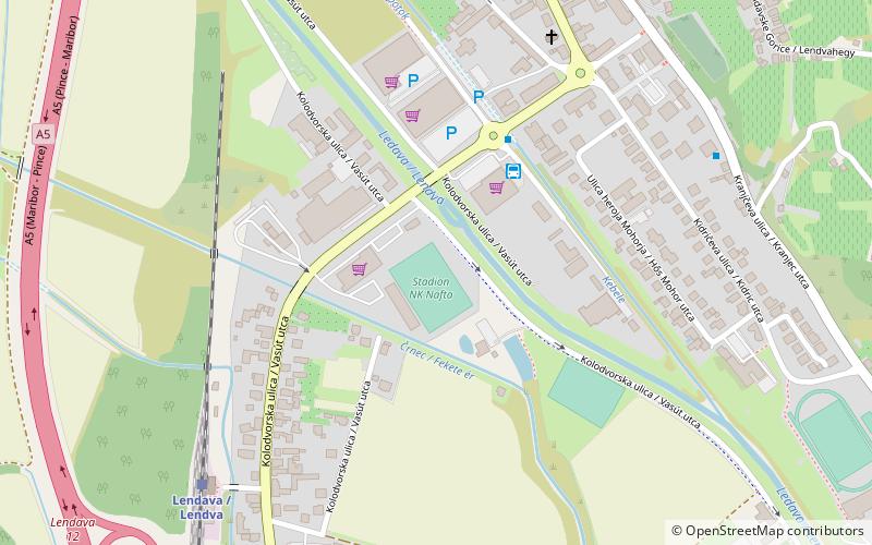 lendava sports park location map
