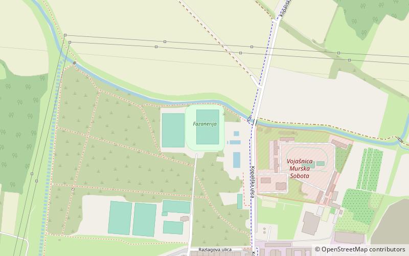 Stadion Fazanerija location map