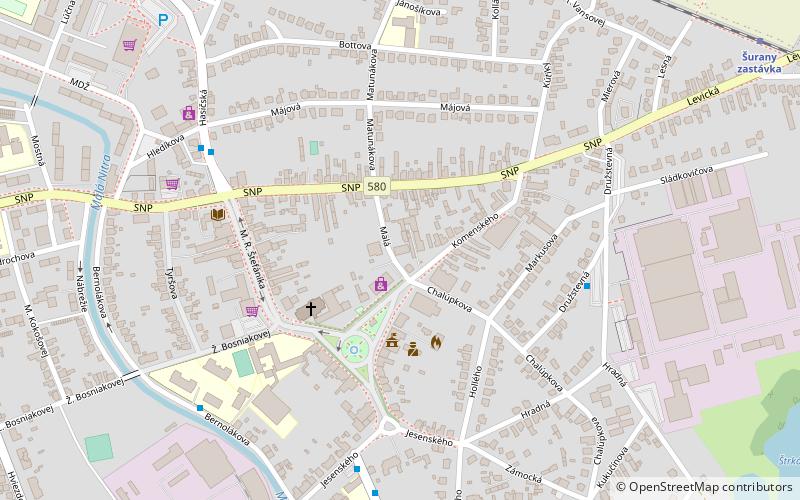 Mestské Múzeum Šurany - Synagóga location map