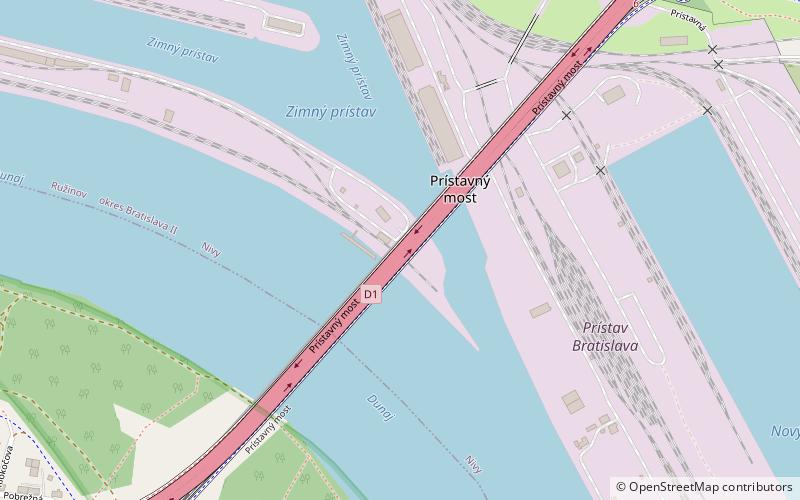Hafenbrücke location map