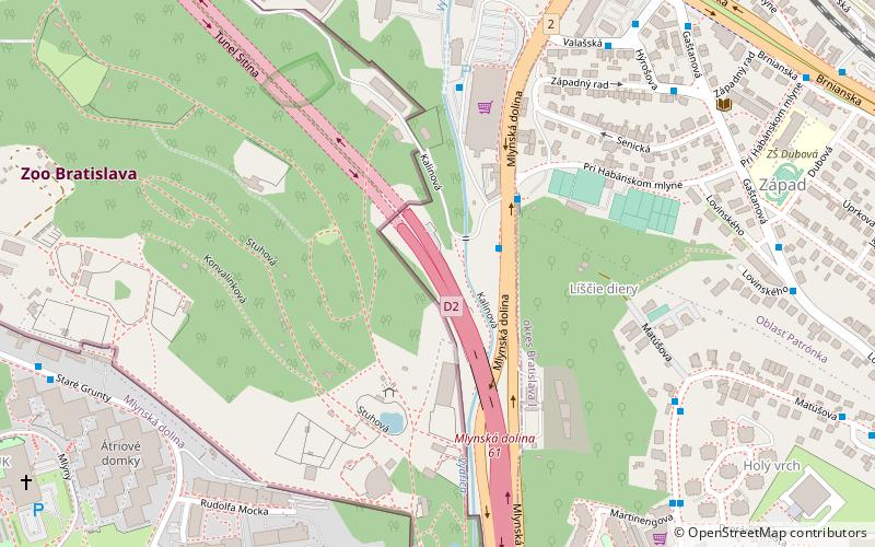 Sitina-Tunnel location map