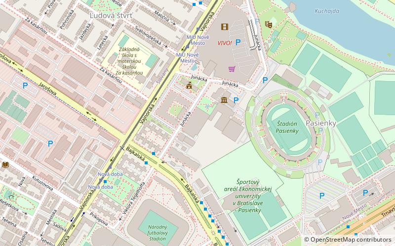 Stade Pasienky location map