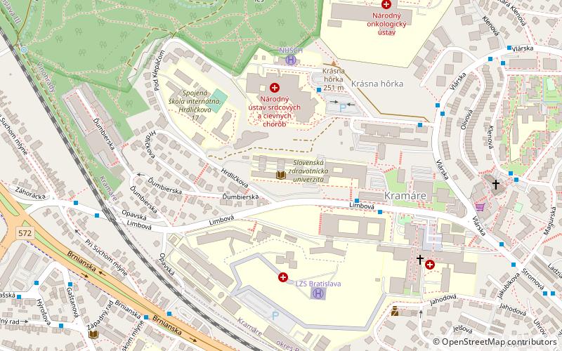 Slowakische Medizinische Universität Bratislava location map