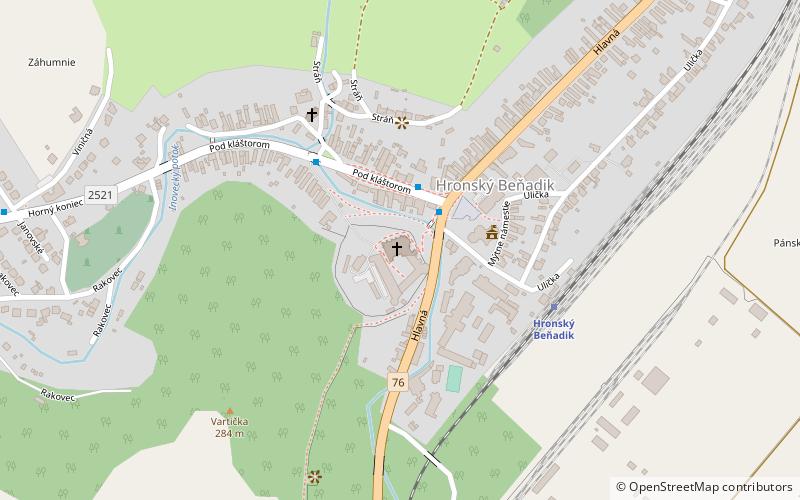 Benediktínsky kláštor location map