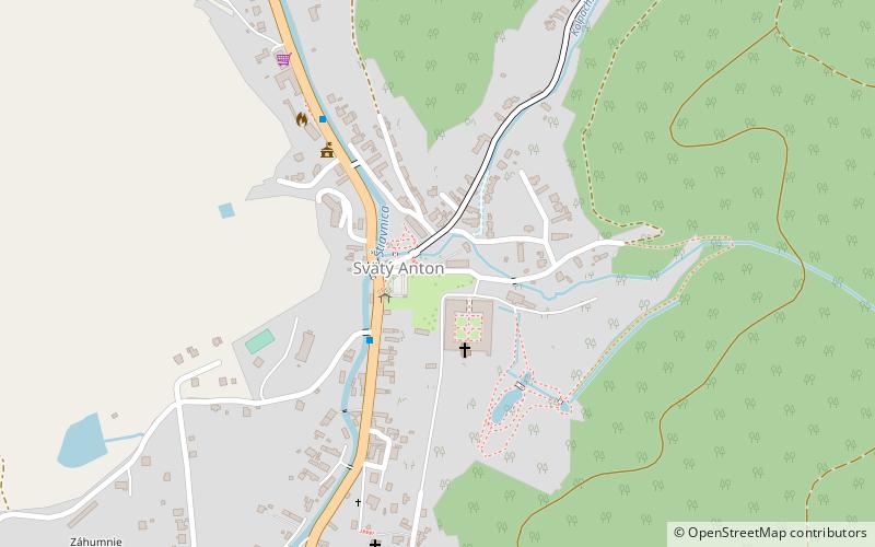 Kaštieľ vo Svätom Antone location map