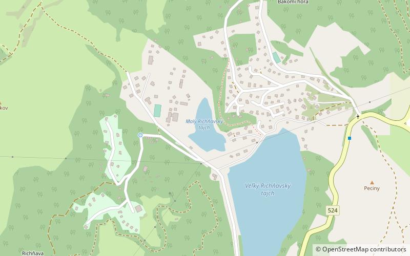 Richnavské jazerá location map