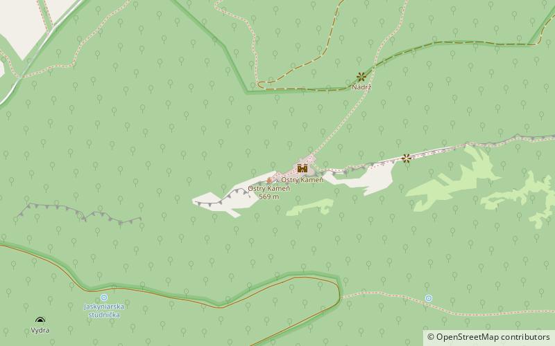 Ostrý Kameň location map