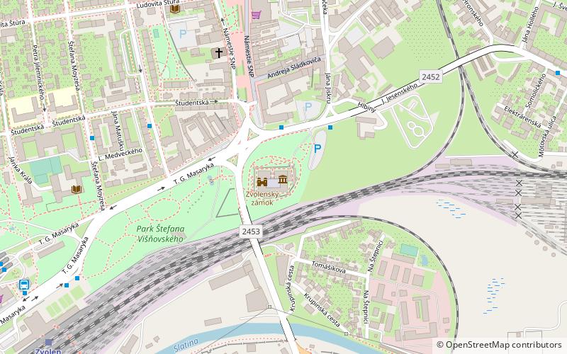 slovenska narodna galeria zwolen location map