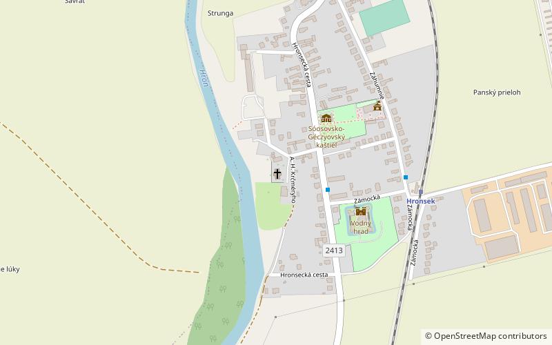 Hronsek location map