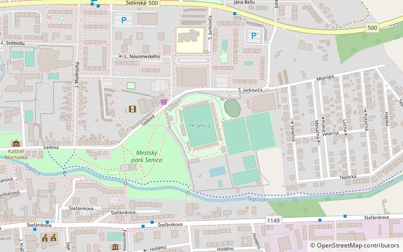 Štadión FK Senica location map