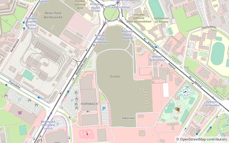 Všešportový areál location map