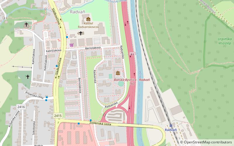 Tihanyovský kaštieľ location map