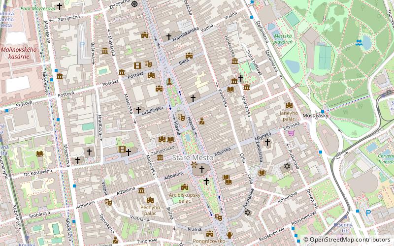 mijail kutuzov kosice location map