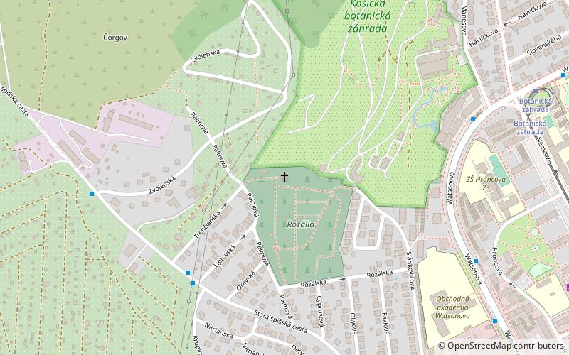 Plague Chapel of St. Rosalie location map