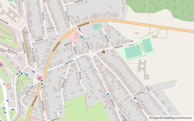 okres kosice iii location map