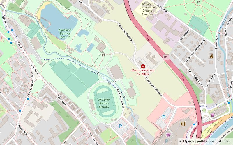 Štadión SNP location map