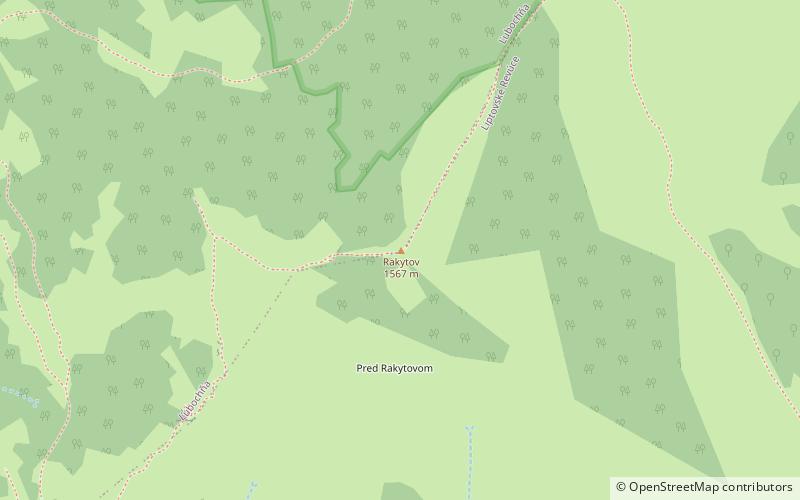 Rakytov location map
