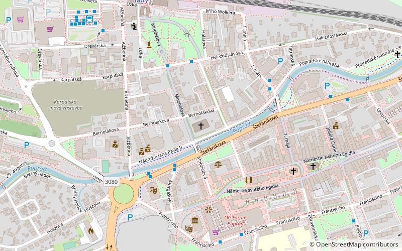 Concathédrale Notre-Dame-aux-Sept-Douleurs de Poprad location map