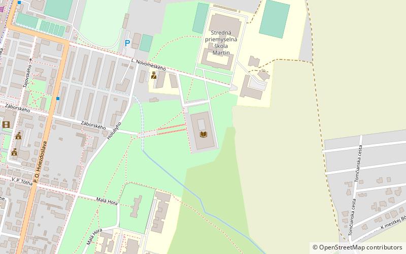 Slovak National Library location map