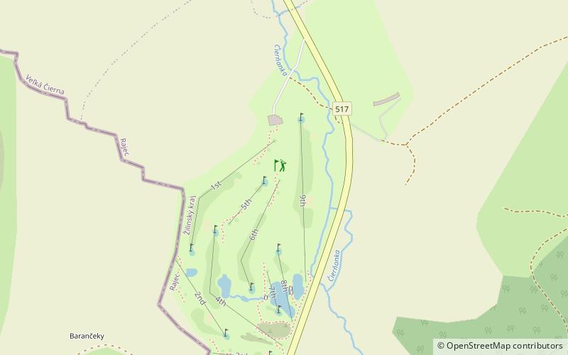 golf park rajec location map