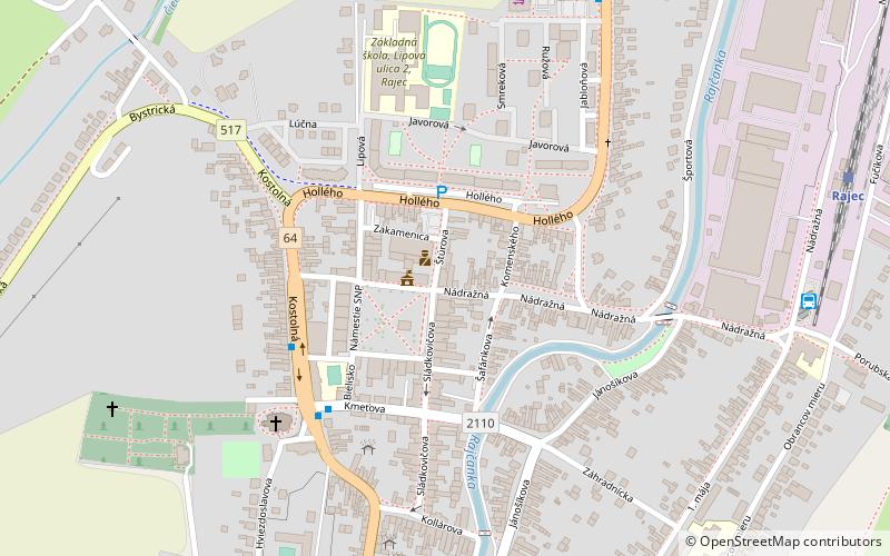Rajec location map