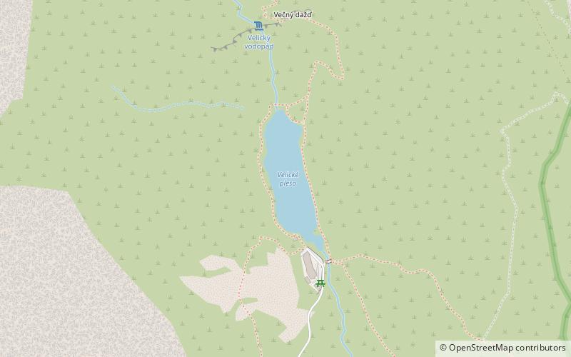 velicke pleso tatra nationalpark location map