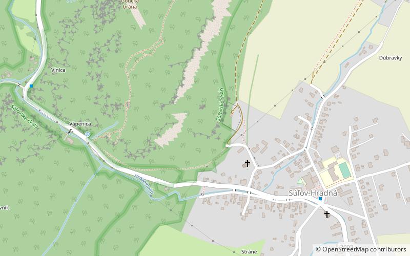 Súľov Mountains location map