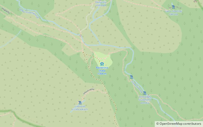 Rainerova chata location map