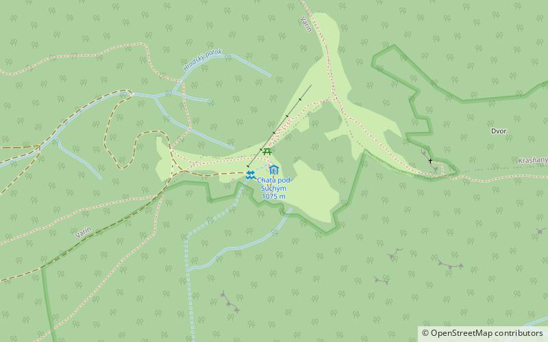 Chata pod Suchým location map