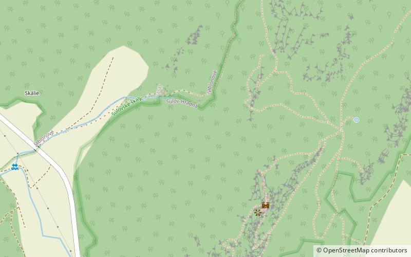 Súľov Rocks location map