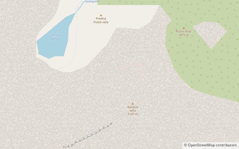 Kačacia veža location map