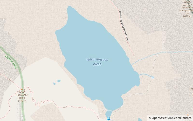Veľké Hincovo pleso location map