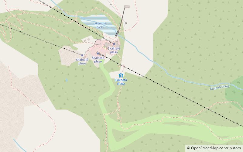 Skalnatá chata location map