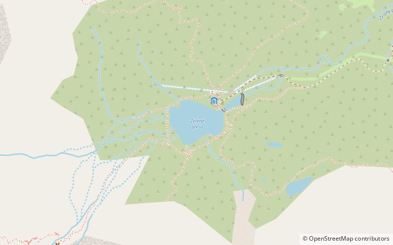 Zelené pleso location map