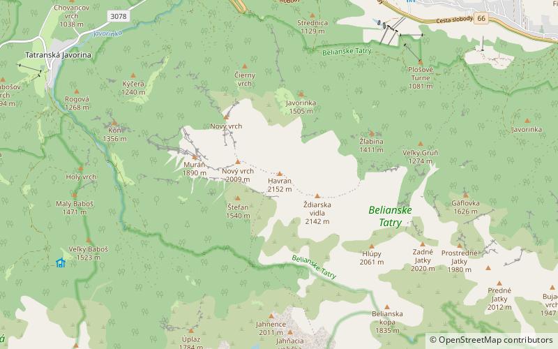 Havran location map
