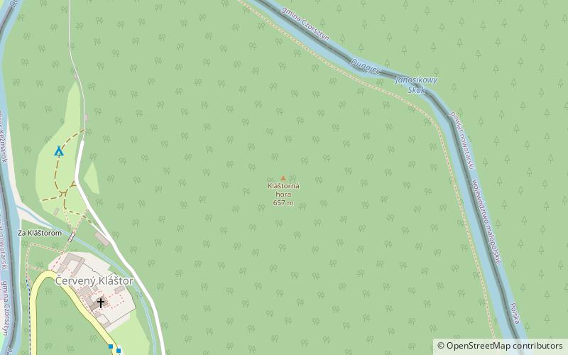 Kláštorná hora location map