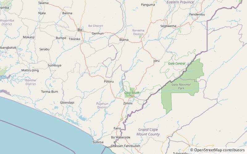 Tiwai location map