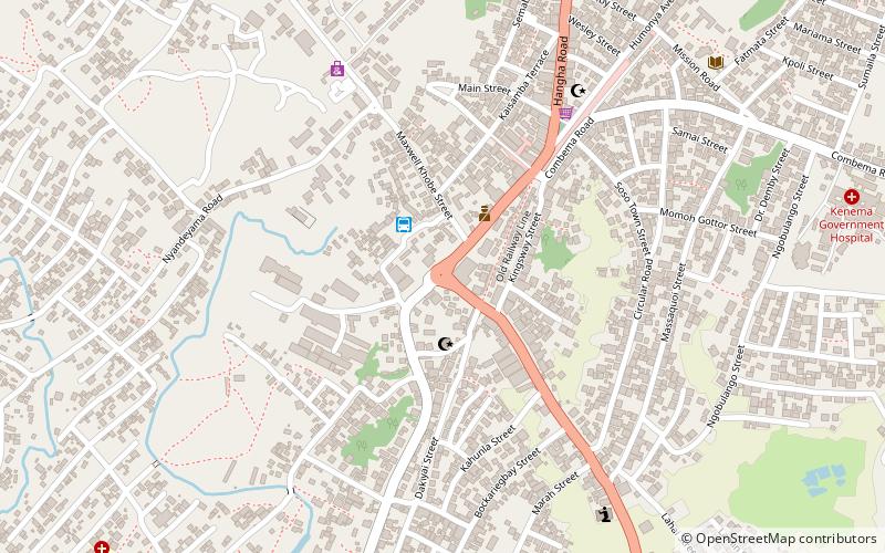 wieza zegarowa kenema location map
