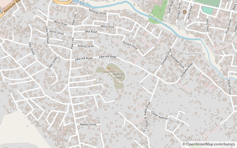 kabassa lodge freetown location map