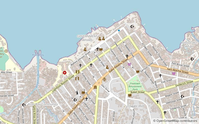 freetown memorial location map