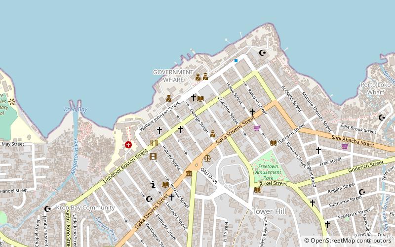 Freetown Memorial location map