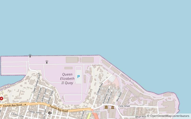 Queen Elizabeth II Quay location map