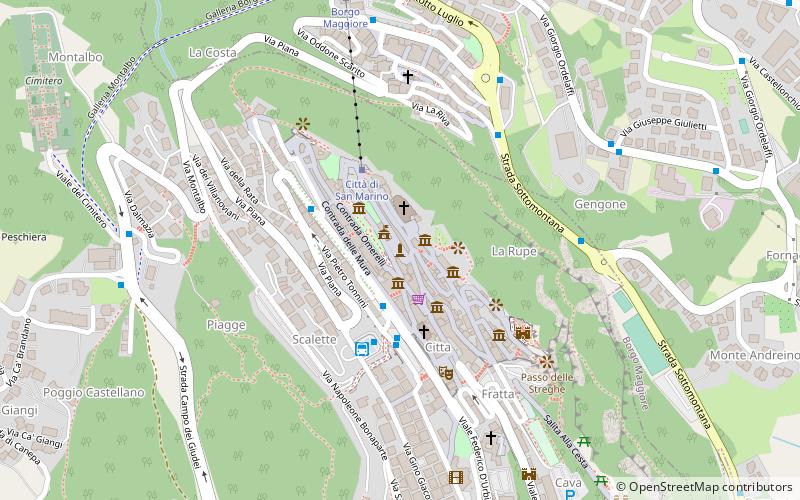 Piazza della Libertà location map