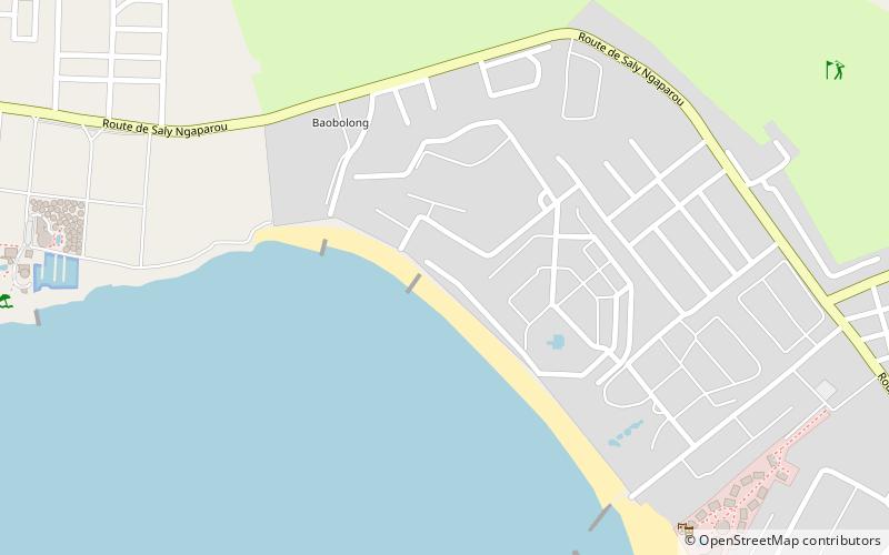 obama beach sally mbour location map