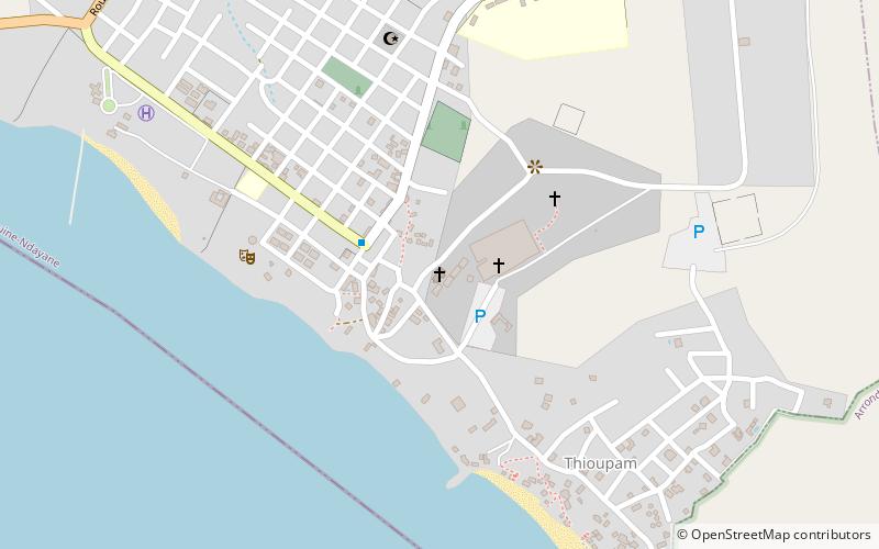 Basilika Unserer Lieben Frau der Erlösung von Popenguine location map
